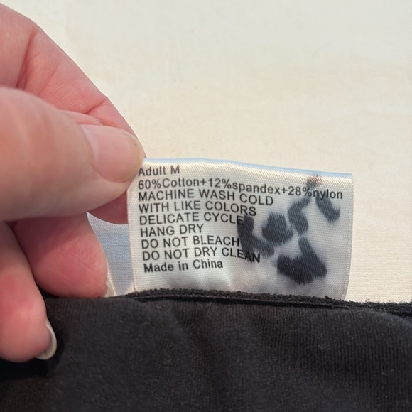 Balera Black Dancewear Leotard. Adult Medium - Picture 6 of 9